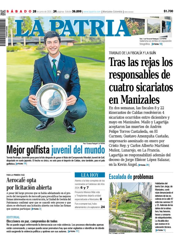 Portada 28 de junio del 2025