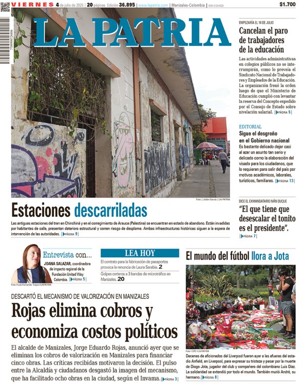 Portada 4 de julio del 2025