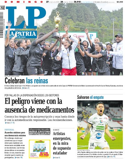 Portada 27 de julio del 2025