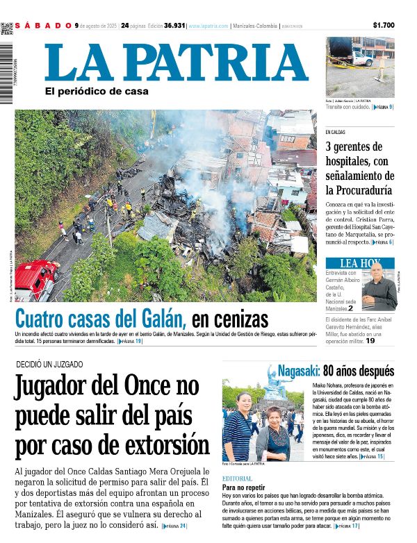 Portada 9 de julio del 2025