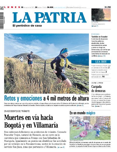 Portada 18 de agosto del 2025