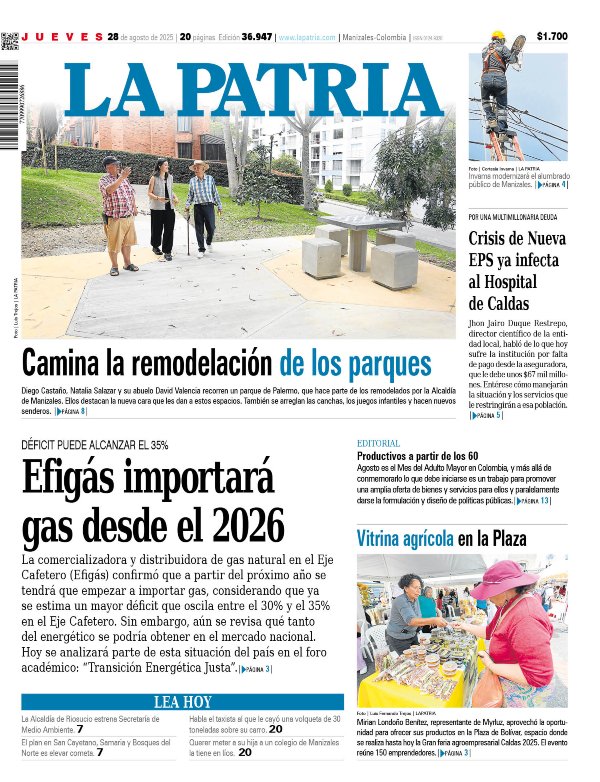 Portada 28 de agosto del 2025