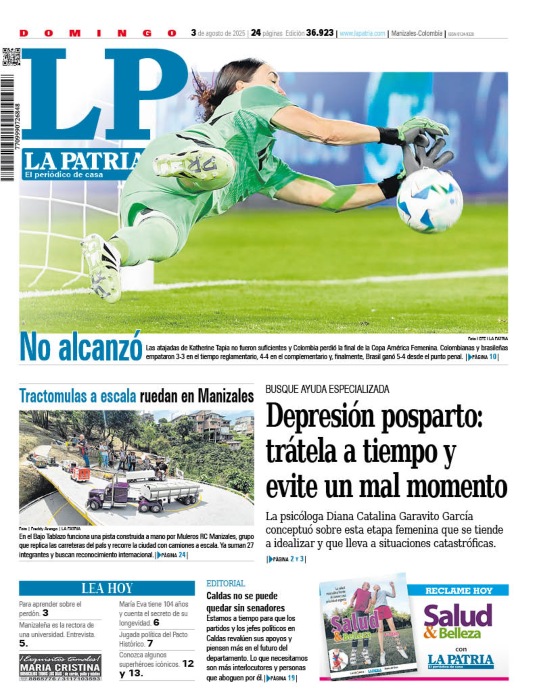 Portada 3 de agosto del 2025