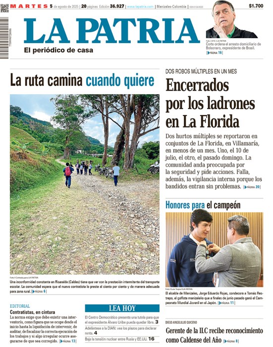 Portada 5 de agosto del 2025