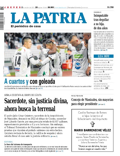 Portada 2 de octubre del 2025