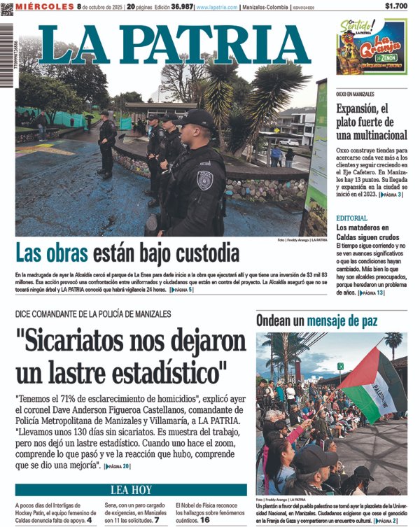 Portada 8 de octubre del 2025