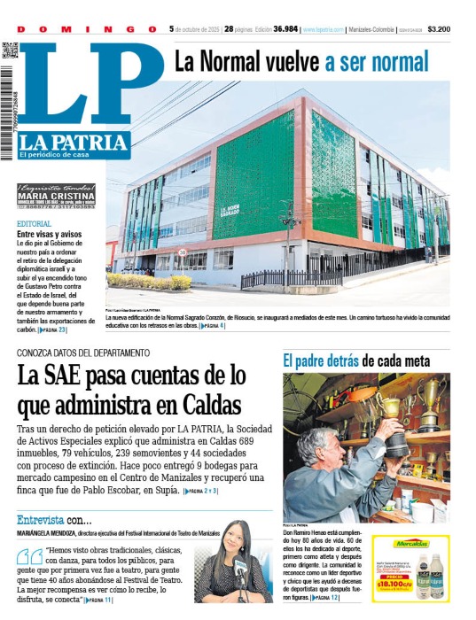 Portada 5 de octubre del 2025