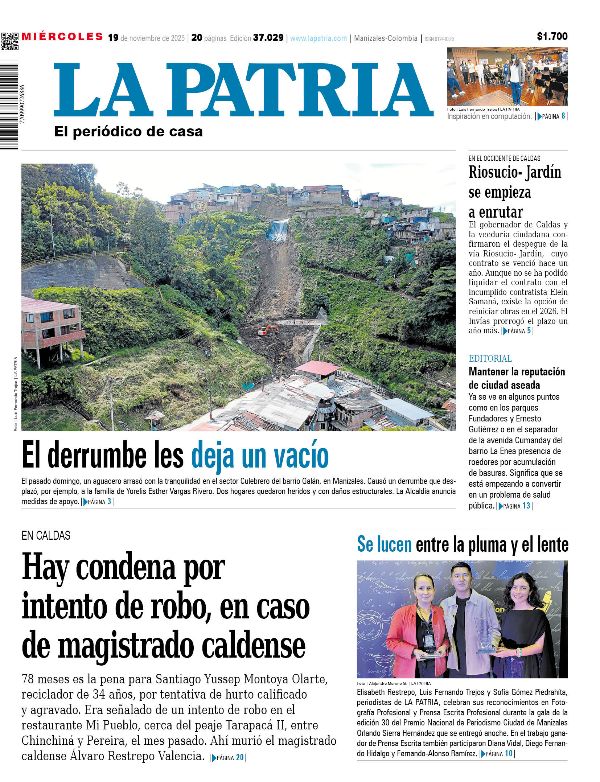 Portada 19 de noviembre del 2025