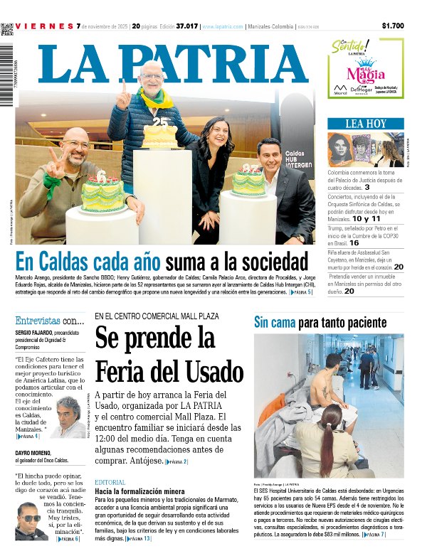 Portada 7 de noviembre del 2025