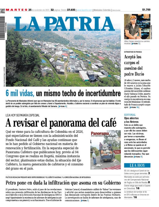 Portada 25 de noviembre del 2025