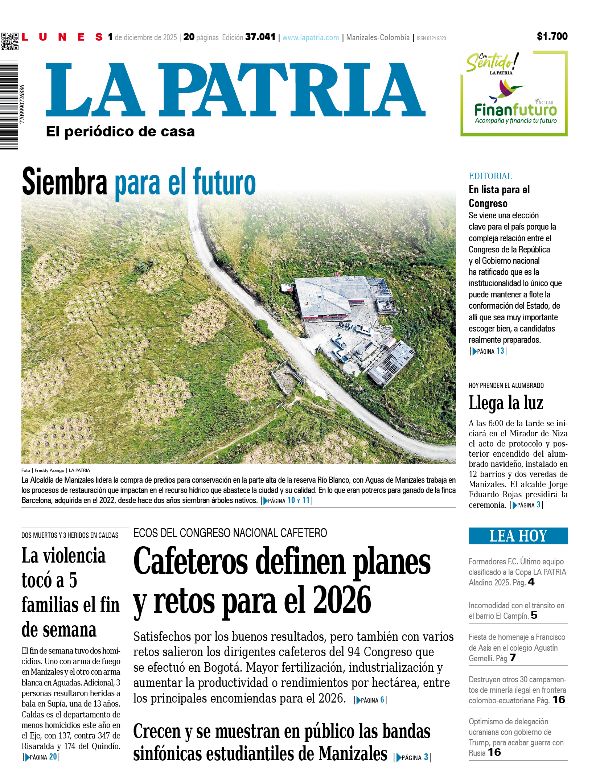 Portada 1 de diciembre del 2025