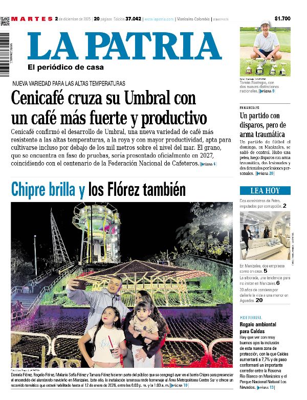 Portada 2 de diciembre del 2025