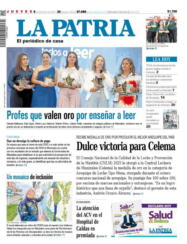 Portada 4 de diciembre del 2025