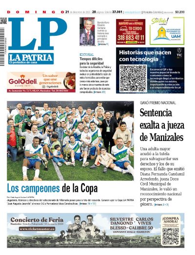 Portada 21 de diciembre del 2025