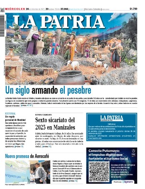 Portada 24 de diciembre del 2025