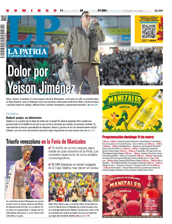 Portada 11 de enero del 2026