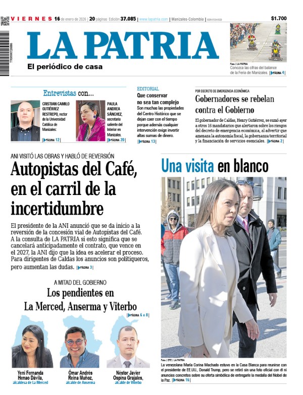 Portada 16 de enero del 2026