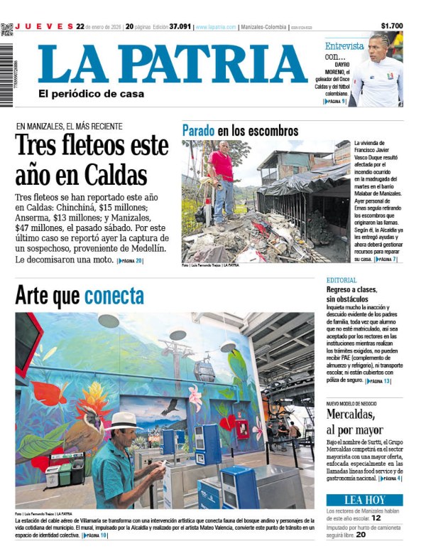 Portada 22 de enero del 2026