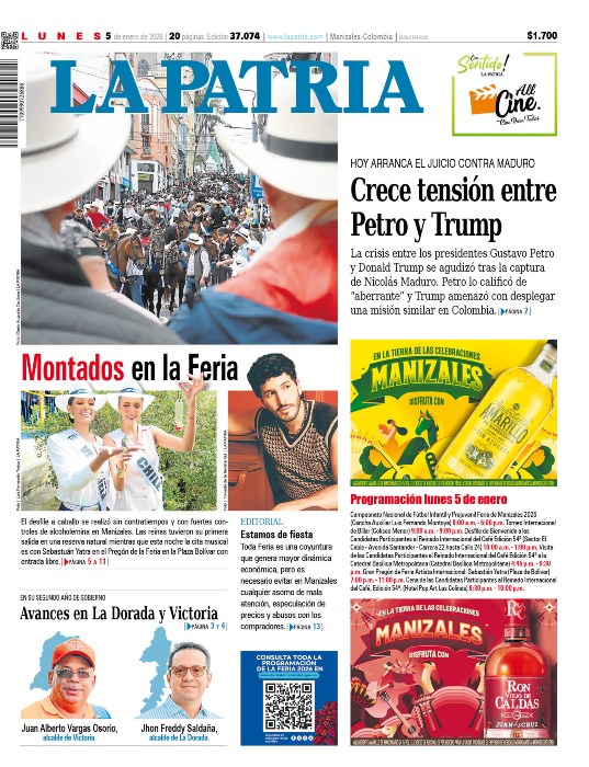 Portada 5 de enero del 2026