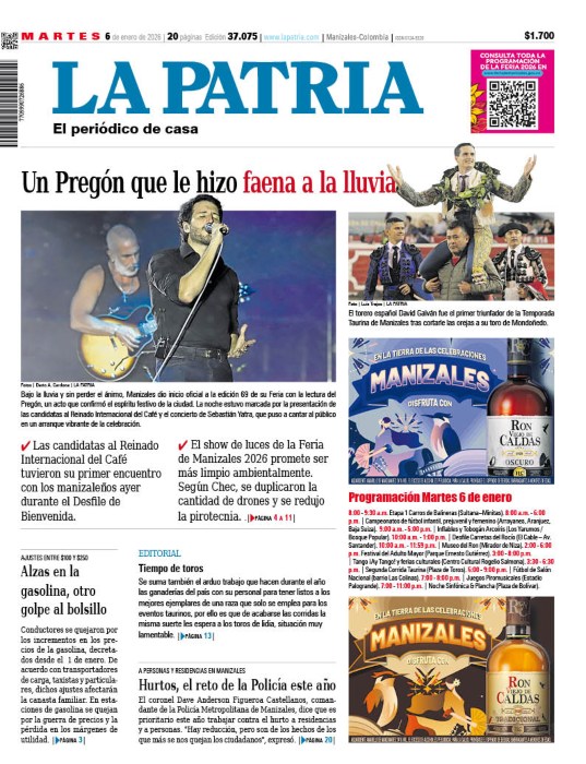 Portada 6 de enero del 2025