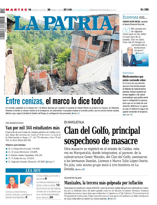 Portada 10 de febrero del 2026