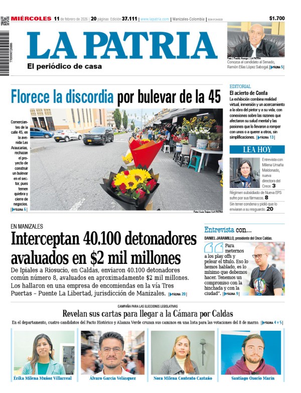 Portada 11 de febrero del 2026