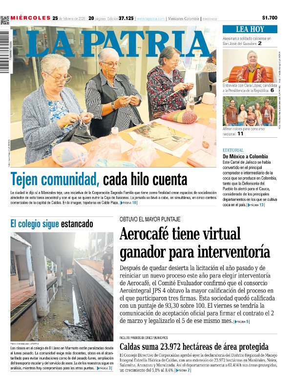 Portada 25 de febrero del 2026