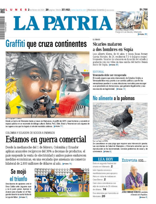 Portada 2 de febrero del 2026