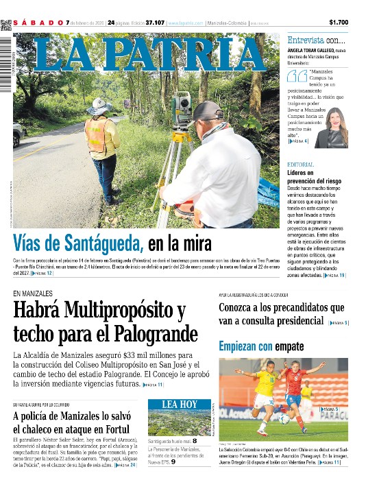 Portada 7 de febrero del 2026