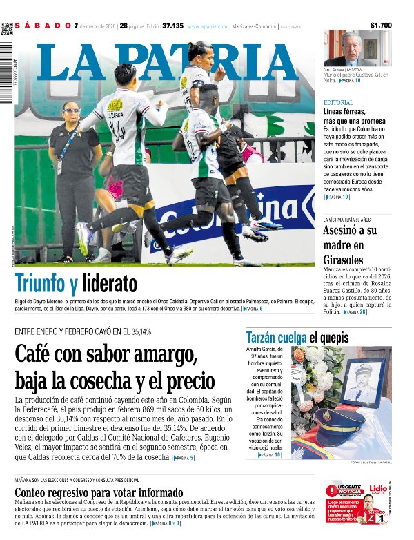 Portada 7 de marzo del 2026