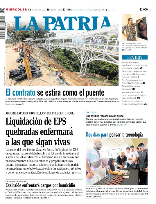 Portada 18 de marzo del 2026