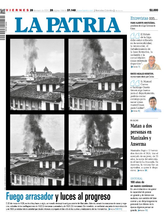 Portada 20 de marzo del 2026