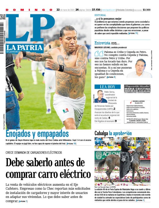 Portada 22 de marzo del 2026