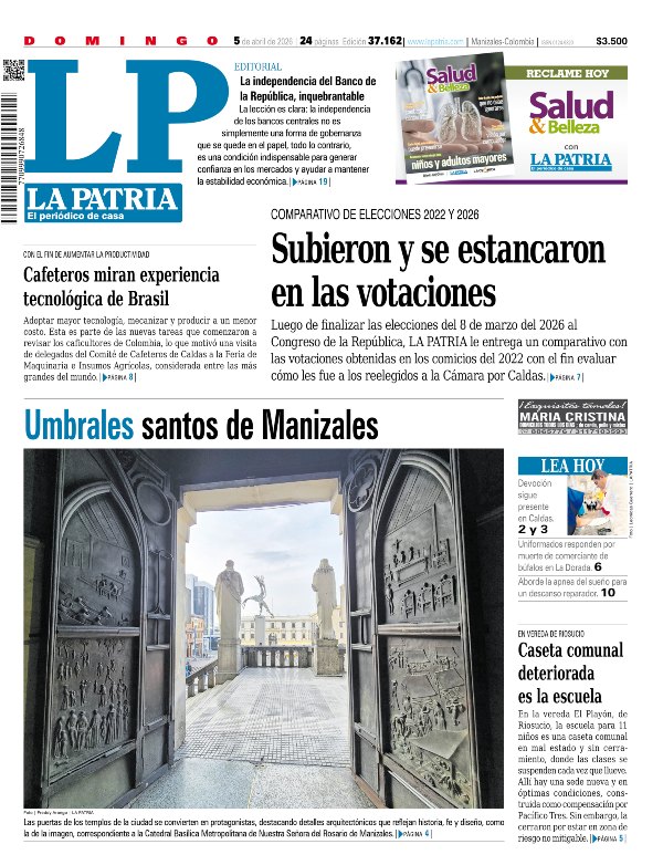 Portada 5 de abril del 2026
