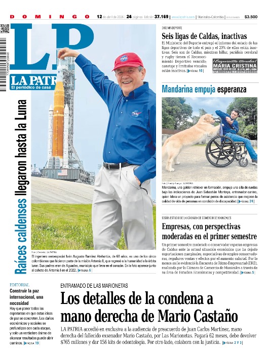 Portada 12 de abril del 2026