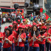La banda sinfónica de la Institución Educativa Gregorio Gutiérrez González, de Los Planes (Manzanares), fue de las más animadas.