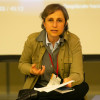 Carmen Aristegui durante un taller de la Fundación Gabo