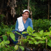Liliana del Socorro Castañeda hace parte del proyecto Mujeres Cafeteras Sembrando Sostenibilidad. En su sexta etapa, esta iniciativa prevé sembrar 87 mil 500 árboles hasta marzo del 2024.