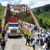 Inauguración nuevo puente El Alambrado