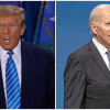 Donald Trump (izquierda), expresidente y precandidato republicano, y Joe Biden, actual mandatario y precandidato demócrata para las próximas elecciones generales de Estados Unidos.