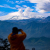 Volcán Nevado del Ruiz fotografiado desde Manizales