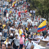 Unas 4 mil personas se movilizaron este 1 de mayo en Manizales para manifestar su apoyo a las iniciativas del Gobierno de Gustavo Petro.