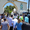 Con globos y multitudinaria asistencia, familiares y amigos de María Jimena acompañaron su sepelio en Cartago (Valle del Cauca).