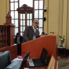El gerente del Hospital Departamental Santa Sofía, Carlos Alberto Piedrahíta, este martes en la Asamblea de Caldas. 