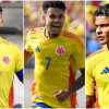 James, Lucho y Richard, tres estrellas de la selección Colombia que cuentan con muchos tocayos en el país, según la Registraduría.