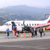 A las 8:05 a.m. de este viernes llegó a Manizales el vuelo de Medellín, de la aerolínea Pacífica de Aviación, con 12 pasajeros.