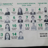 Imagen I Cortesía Educal I LA PATRIA  Este es el tarjetón para las elecciones del viernes en las que los docentes de colegios públicos del departamento elegirán a los miembros de la junta directiva del sindicato Educadores Unidos de Caldas (Educal)