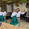 Danzazu, grupo artístico cultural artístico de Aranzazu mostró su talento en la inauguración de las fiestas en el Café Bistrea de Manizales. 