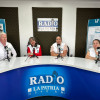  John Jairo Noreña Gutiérrez, María Cristina Salazar Hurtado, Alba Miryam García y Marta Cecilia Vallejo Gómez, integrantes de la Asociación Líderes Gestores de Paz. 