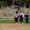 Foto I Cortesía Jaiver Nieto Álvarez para LA PATRIA  Los estudiantes de comunidades indígenas efectúan visitas al Parque Arqueológico San Agustín, ubicado en el Sur del Huila, donde aprenden sobre su cultura.